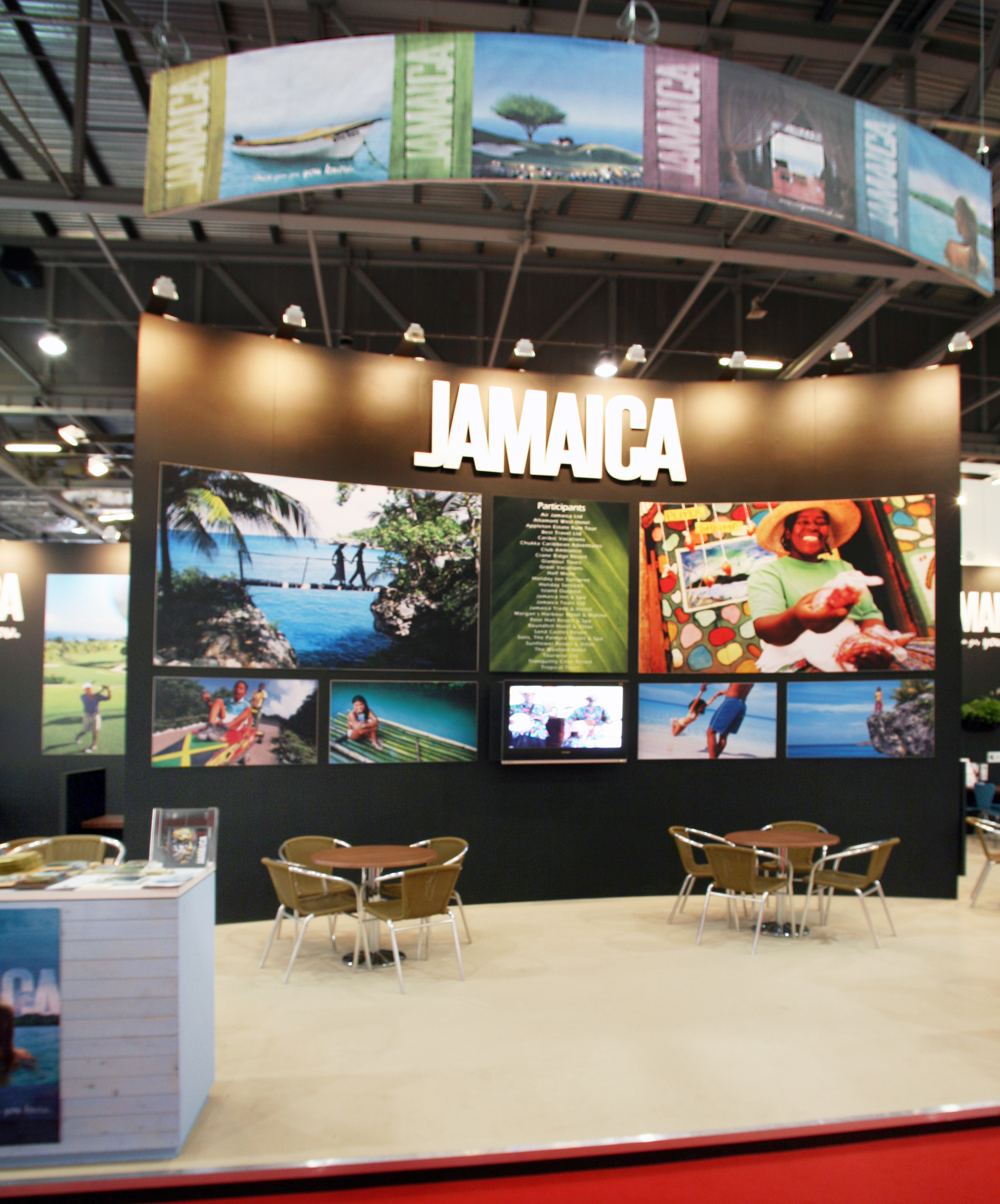 Jamaica - Bespoke Exhibition Stand - Imagine Events